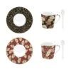 EASY LIFE Set 2 Tazzine Caffè Con Piattino KIMONO