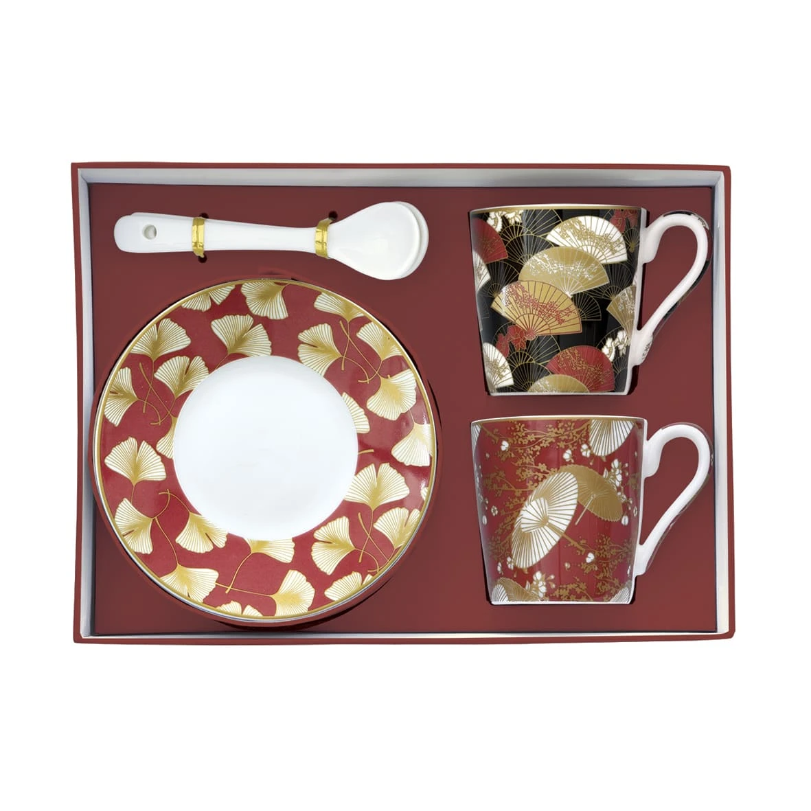 EASY LIFE Set 2 Tazzine Caffè Con Piattino KIMONO 2 EASY LIFE Set 2 Tazzine Caffè Con Piattino KIMONO - Image 2