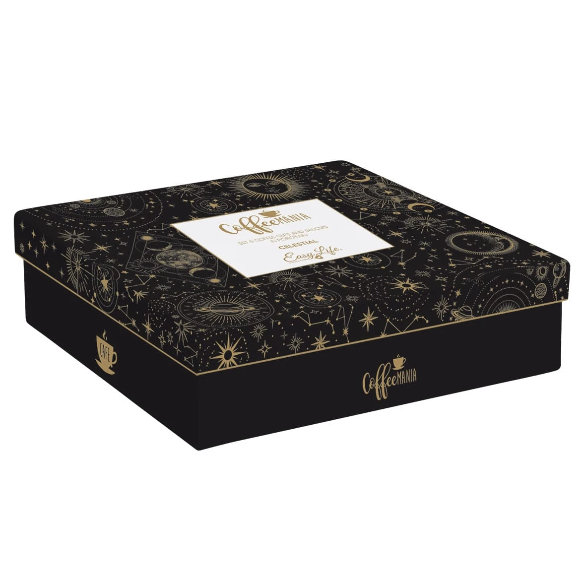 EASY LIFE Set 4 Bicchierini Caffè 110 Ml C/piattini In Bamboo In Gift Box CELESTIAL 3 EASY LIFE Set 4 Bicchierini Caffè 110 Ml C/piattini In Bamboo In Gift Box CELESTIAL - Image 3