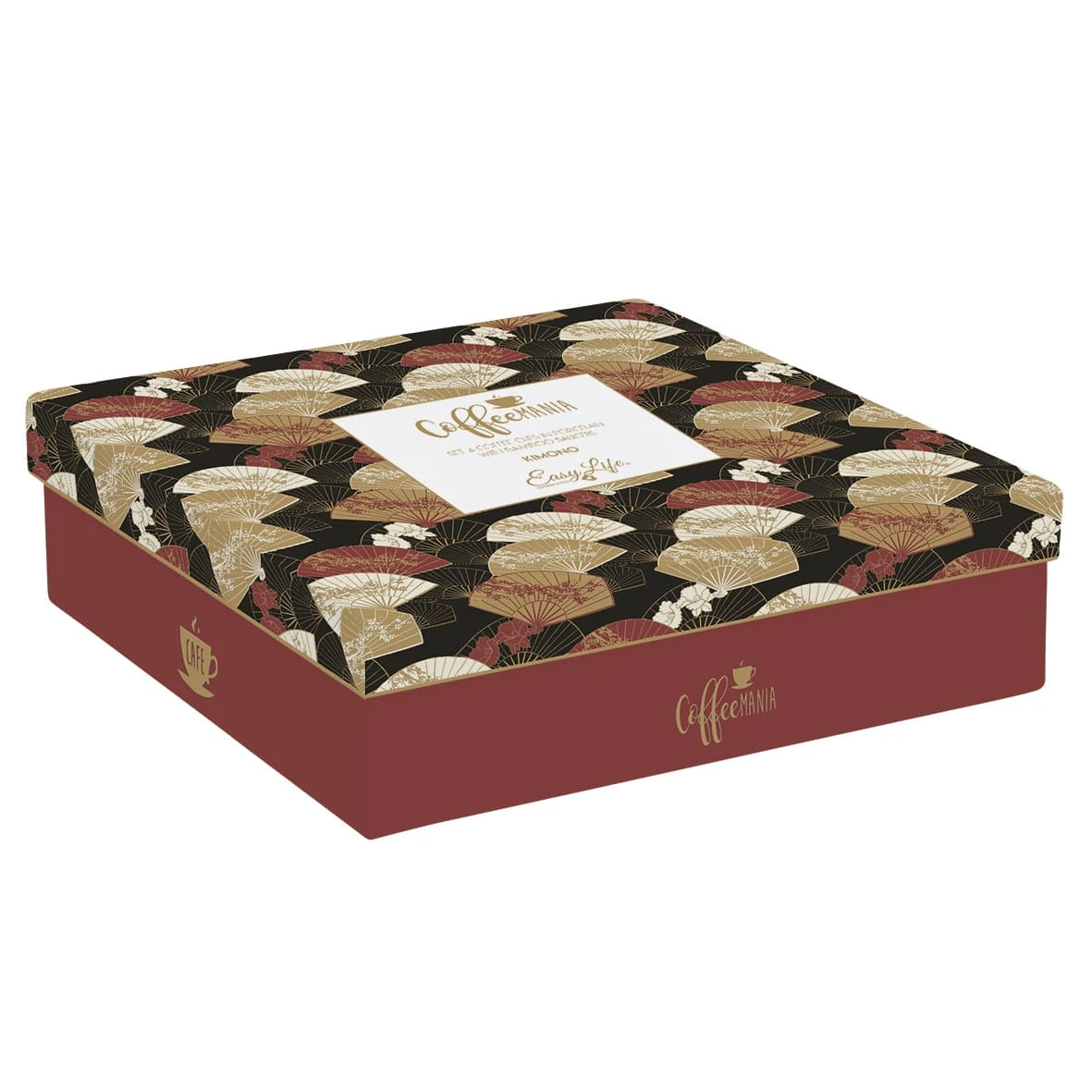 EASY LIFE Set 4 Bicchierini Caffè Con Piattino In Bambù KIMONO 3 EASY LIFE Set 4 Bicchierini Caffè Con Piattino In Bambù KIMONO - Image 3