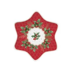 EASY LIFE Piattino Stella CHRISTMAS BERRIES