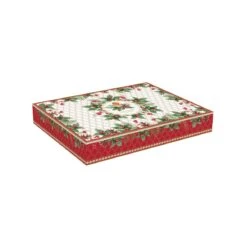 EASY LIFE Piatto Ovale Pettirosso CHRISTMAS BERRIES 5 EASY LIFE Piatto Ovale Pettirosso CHRISTMAS BERRIES -Easy Life 1488 CHBE box