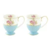 EASY LIFE Set 2 Mug In Porcellana 300ml In Scatola BLUE
