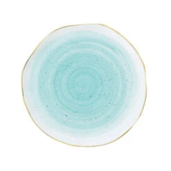 EASY LIFE Set 6 Piatti In Porcellana Ø10 Cm. GREEN