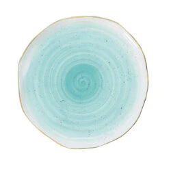 EASY LIFE Set 6 Piatti In Porcellana Ø16 Cm. GREEN