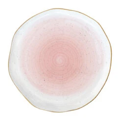 EASY LIFE Piatto Piano In Porcellana Ø26 Cm. PINK