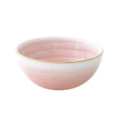 EASY LIFE Set 4 Ciotole In Porcellana Ø15 Cm. PINK