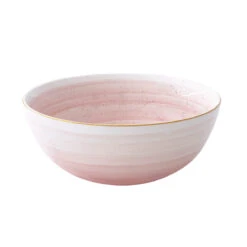 EASY LIFE Set 2 Ciotole In Porcellana Ø22 Cm. PINK