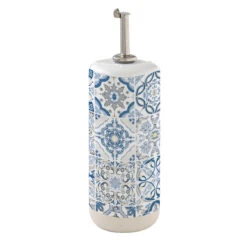 EASY LIFE Bottiglia Olio In Porcellana 500 Ml BLUE