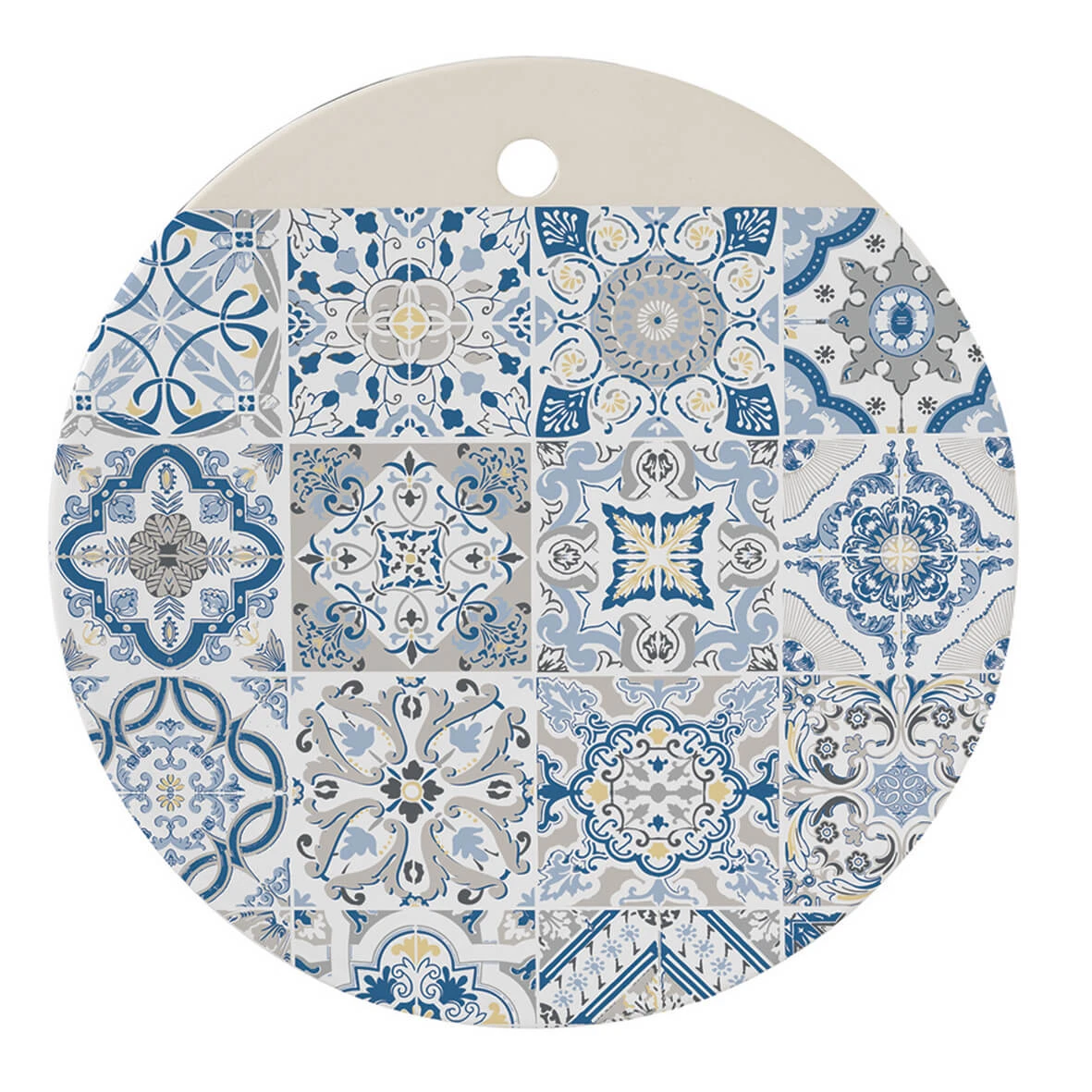 EASY LIFE Tagliere In Porcellana Ø26 Cm BLUE 1 EASY LIFE Tagliere In Porcellana Ø26 Cm BLUE