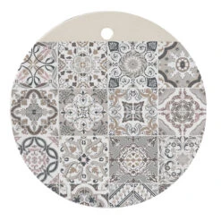 EASY LIFE Tagliere In Porcellana Ø26 Cm GREY