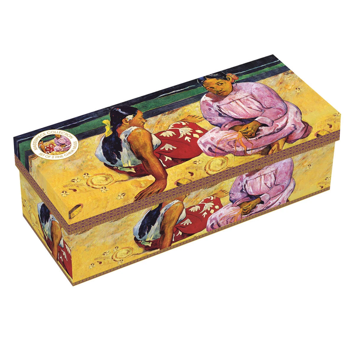 EASY LIFE Set 2 Tazze 300 Ml In Porcellana In Scatola Regalo TAHITIAN WOMEN ON THE BEACH 2 EASY LIFE Set 2 Tazze 300 Ml In Porcellana In Scatola Regalo TAHITIAN WOMEN ON THE BEACH - Image 2