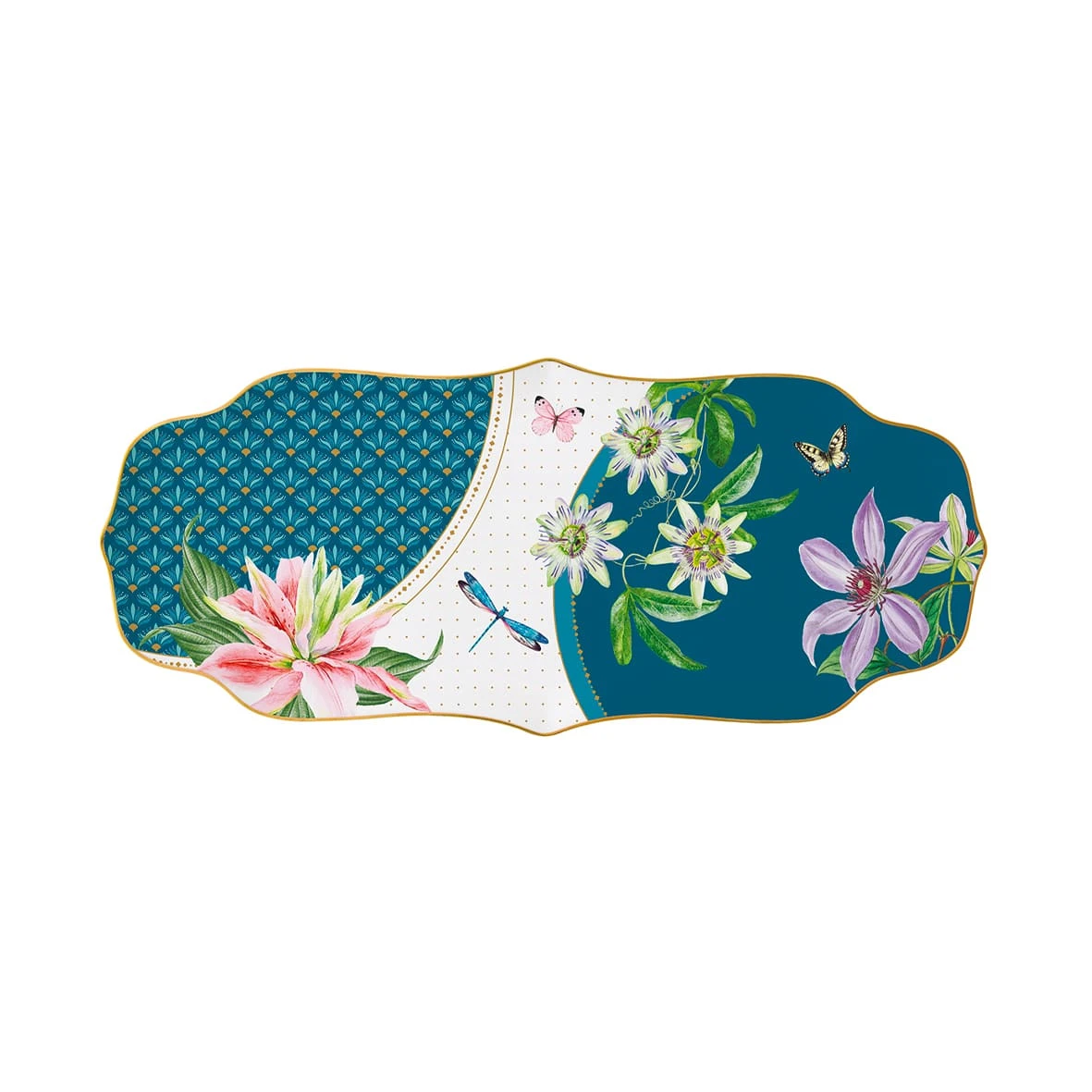 EASY LIFE Piatto Da Portata 36 X 16 Cm VOYAGE TROPICAL 1 EASY LIFE Piatto Da Portata 36 X 16 Cm VOYAGE TROPICAL