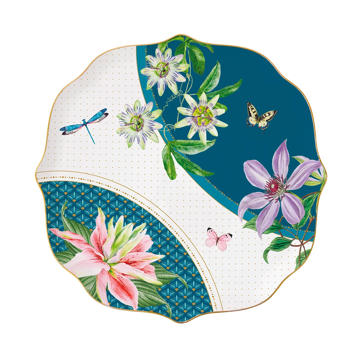 EASY LIFE Piatto Torta VOYAGE TROPICAL 1 EASY LIFE Piatto Torta VOYAGE TROPICAL