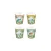 EASY LIFE Set 4 Bicchierini Caffè PARADIS SAUVAGE