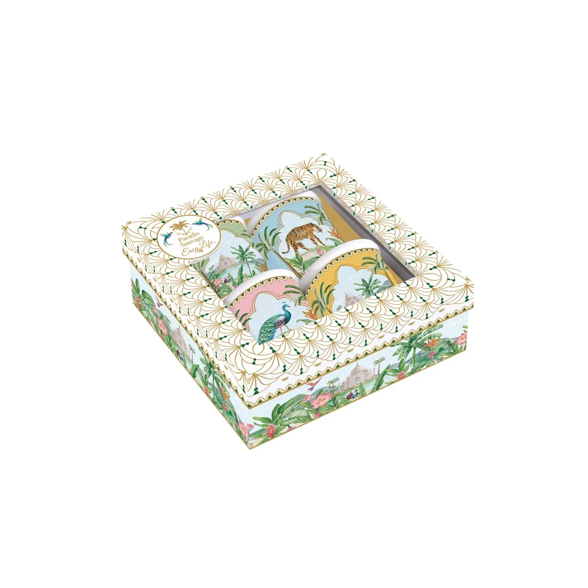 EASY LIFE Set 4 Bicchierini Caffè PARADIS SAUVAGE 2 EASY LIFE Set 4 Bicchierini Caffè PARADIS SAUVAGE - Image 2