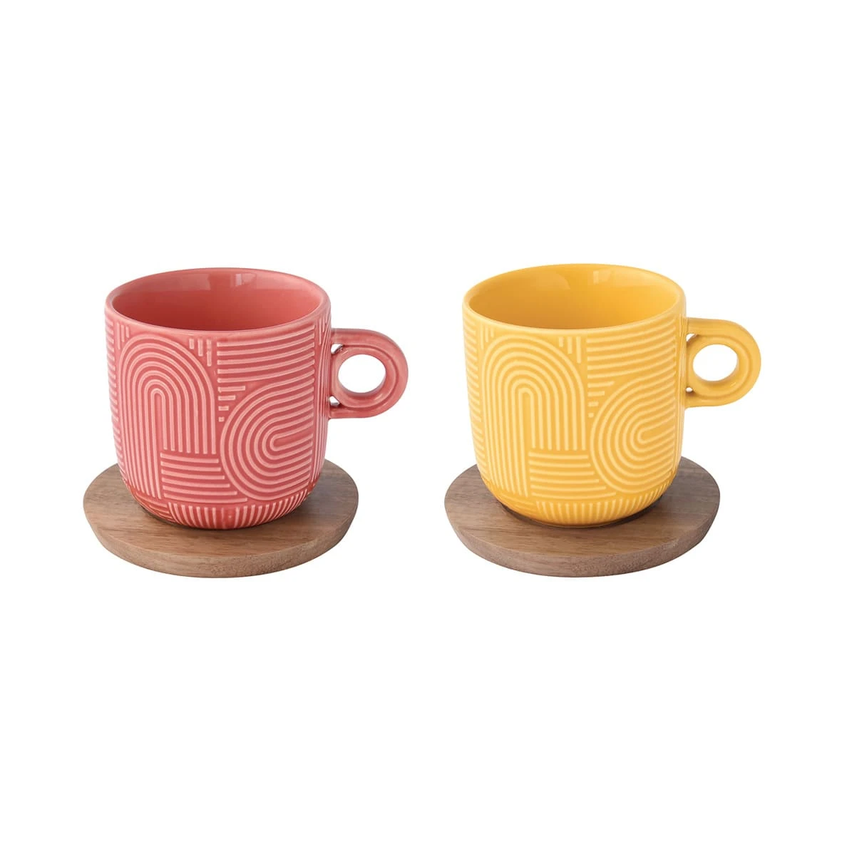 EASY LIFE Set 2 Tazze Con Piattino TAKE A LOOP ASS.2 1 EASY LIFE Set 2 Tazze Con Piattino TAKE A LOOP ASS.2