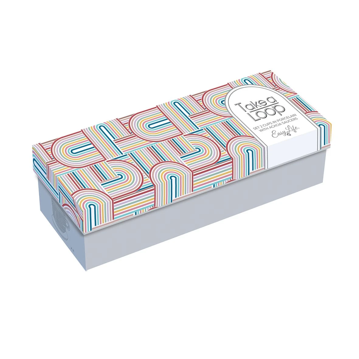 EASY LIFE Set 2 Tazze Con Piattino TAKE A LOOP ASS.3 2 EASY LIFE Set 2 Tazze Con Piattino TAKE A LOOP ASS.3 - Image 2