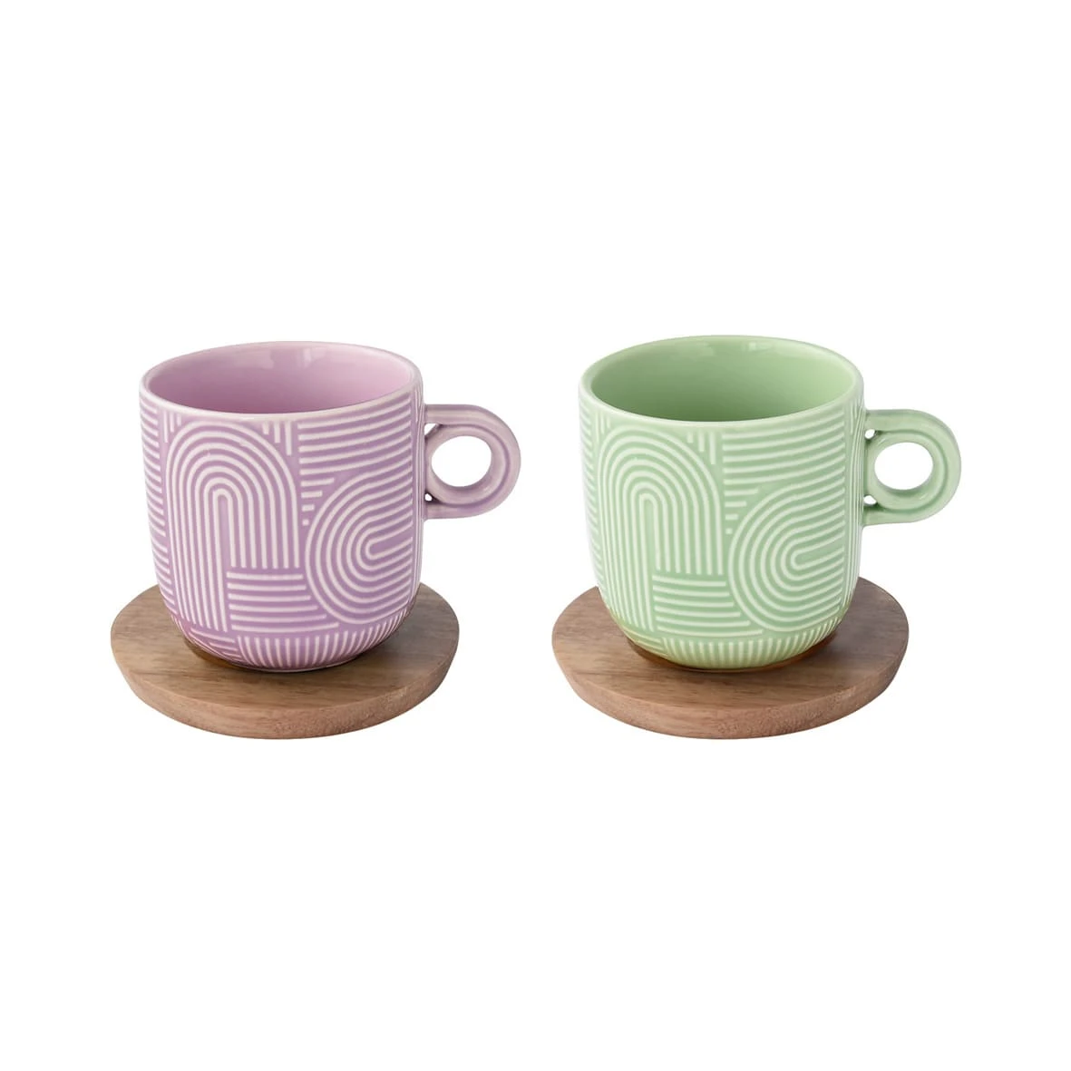 EASY LIFE Set 2 Tazze Con Piattino TAKE A LOOP ASS.3 1 EASY LIFE Set 2 Tazze Con Piattino TAKE A LOOP ASS.3