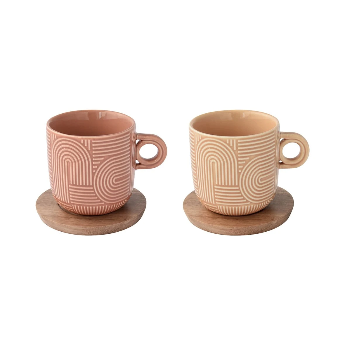 EASY LIFE Set 2 Tazze Con Piattino TAKE A LOOP ASS.4 1 EASY LIFE Set 2 Tazze Con Piattino TAKE A LOOP ASS.4