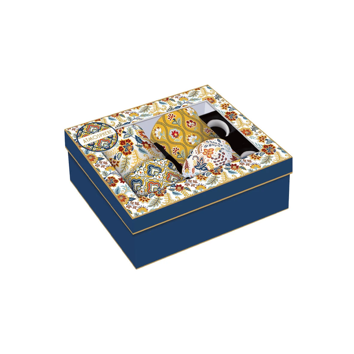 EASY LIFE Set 4 Mug 300 Ml In Porcellana Fine China PAISLEY 2 EASY LIFE Set 4 Mug 300 Ml In Porcellana Fine China PAISLEY - Image 2