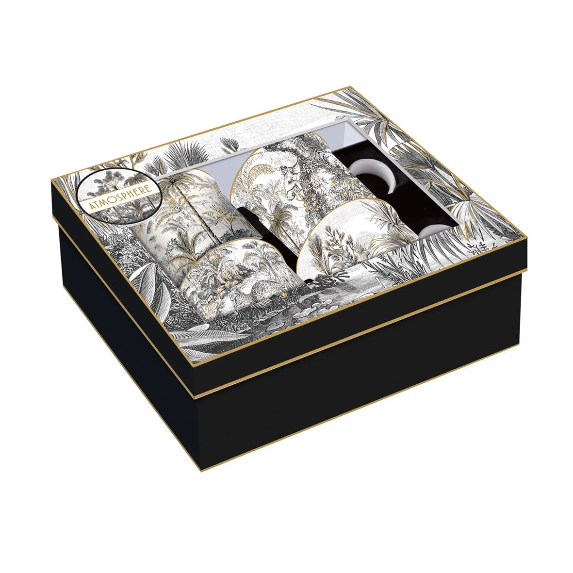 EASY LIFE Set 4 Tazze 300 Ml Assortite In Porcellana Fine China RETRO 2 EASY LIFE Set 4 Tazze 300 Ml Assortite In Porcellana Fine China RETRO - Image 2