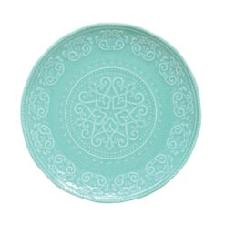 EASY LIFE Set 6 Piatti In Porcellana Ø 26,5 Cm AQUA