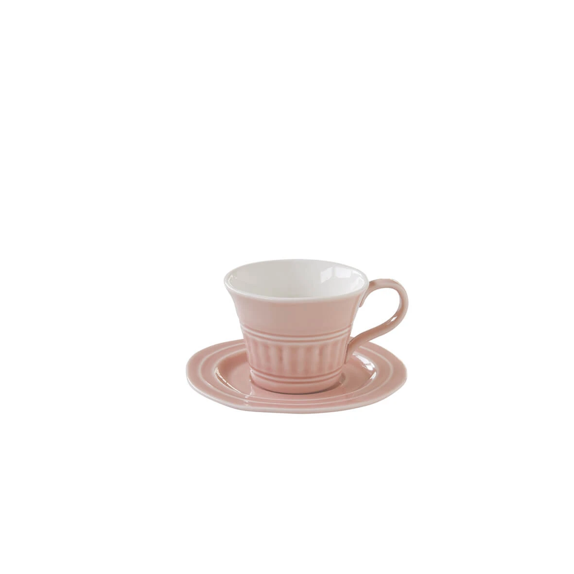 EASY LIFE Set 6 Tazzine Da Caffè 120 Ml Con Piattino In Porcellana LIGHT PINK 1 EASY LIFE Set 6 Tazzine Da Caffè 120 Ml Con Piattino In Porcellana LIGHT PINK