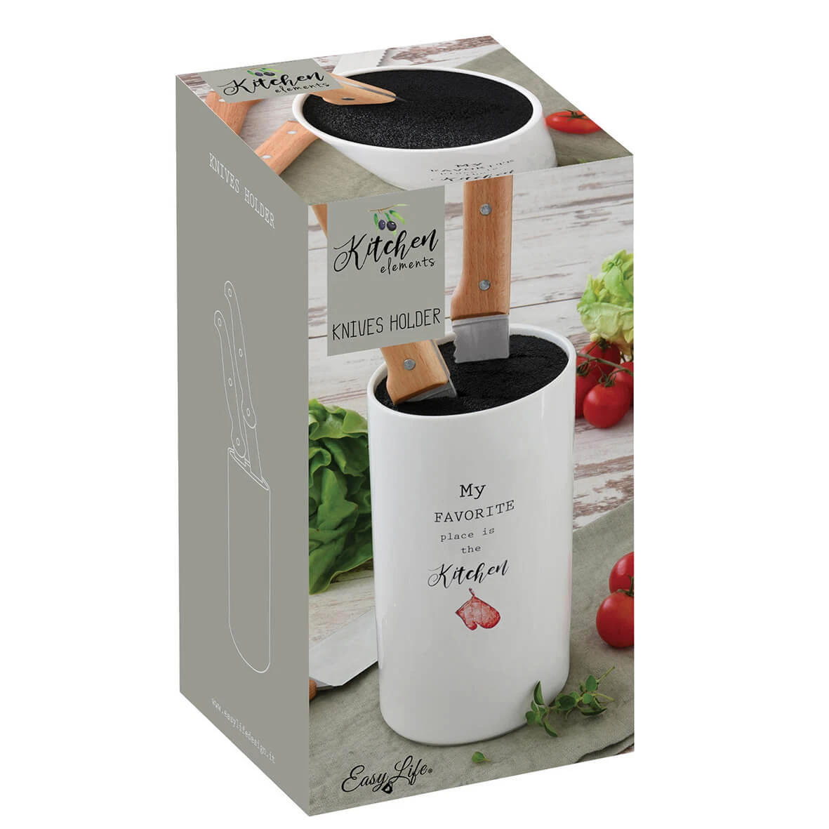 EASY LIFE Barattolo Porta-coltelli KITCHEN ELEMENTS 2 EASY LIFE Barattolo Porta-coltelli KITCHEN ELEMENTS - Image 2