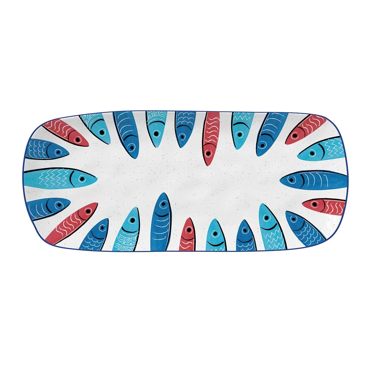 EASY LIFE Piatto Da Portata Rettangolare SARDINE’S PARTY 1 EASY LIFE Piatto Da Portata Rettangolare SARDINE’S PARTY