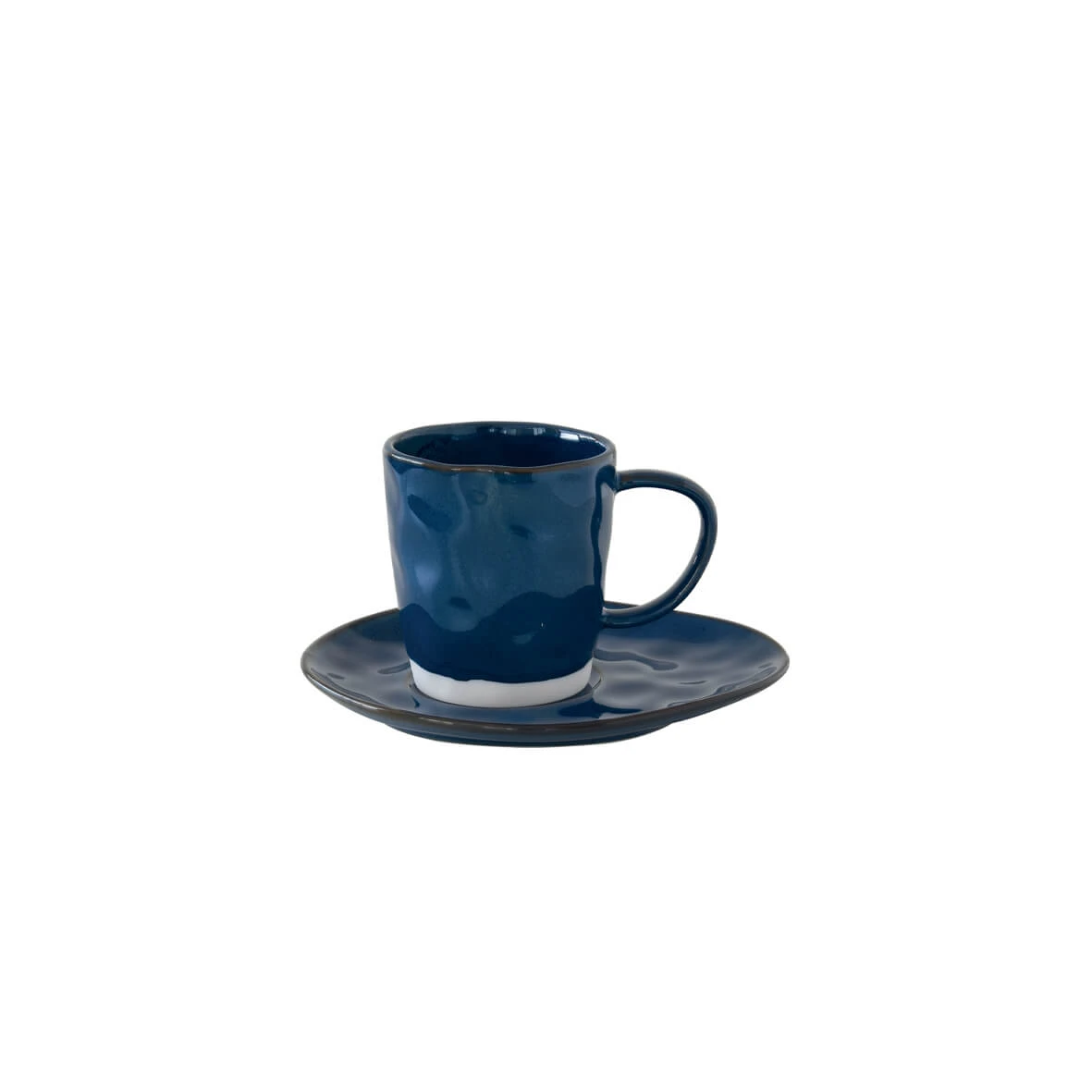 EASY LIFE Set 6 Tazzina Caffè 120 Ml Con Piattino In Porcellana BLUE 1 EASY LIFE Set 6 Tazzina Caffè 120 Ml Con Piattino In Porcellana BLUE