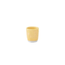 EASY LIFE Set 6 Bicchierino Caffè 120 Ml In Porcellana YELLOW