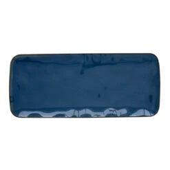 EASY LIFE Piatto Rettangolare 36×16 Cm In Porcellana BLUE