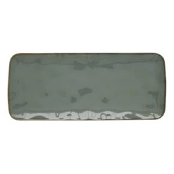 EASY LIFE Piatto Rettangolare 36×16 Cm In Porcellana CELADON