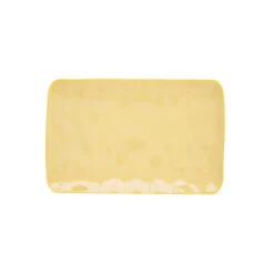 EASY LIFE Piatto Rettangolare 20×13 Cm In Porcellana YELLOW
