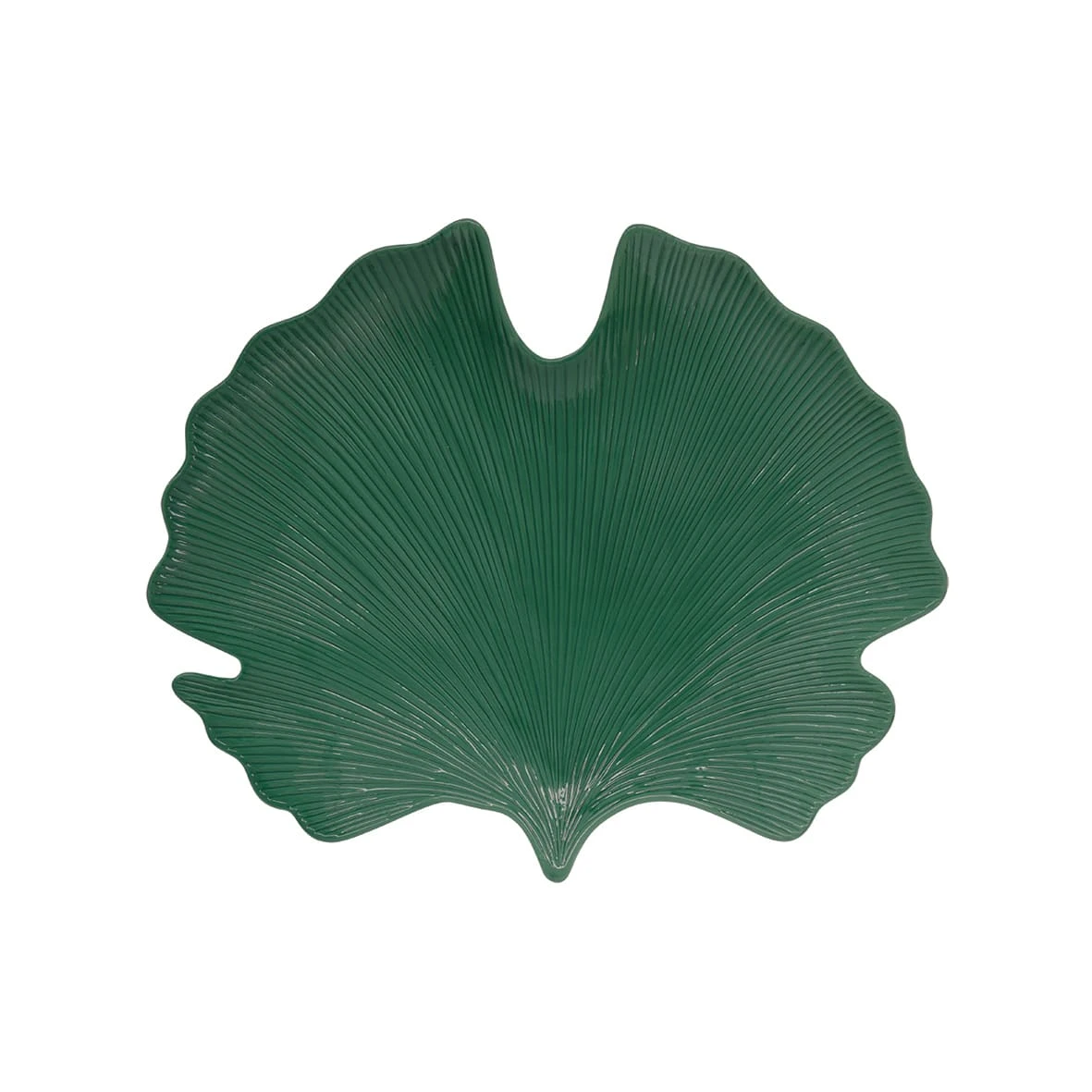EASY LIFE Foglia In Porcellana 35×29 Cm Forma Ginko TROPICAL LEAVES GREEN 1 EASY LIFE Foglia In Porcellana 35×29 Cm Forma Ginko TROPICAL LEAVES GREEN