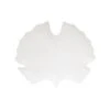 EASY LIFE Foglia In Porcellana 35×29 Cm Forma Ginko LEAVES WHITE