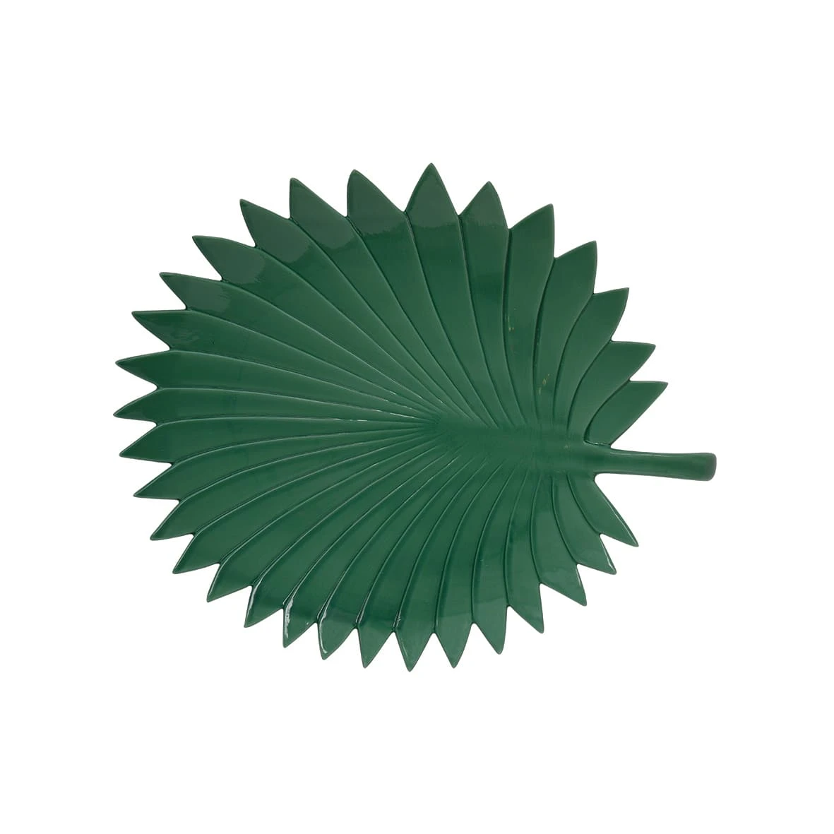 EASY LIFE Foglia In Porcellana 35×29 Cm Forma Palma TROPICAL LEAVES GREEN 1 EASY LIFE Foglia In Porcellana 35×29 Cm Forma Palma TROPICAL LEAVES GREEN