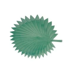 EASY LIFE Foglia In Porcellana 35×29 Cm Forma Palma LEAVES LIGHT GREEN