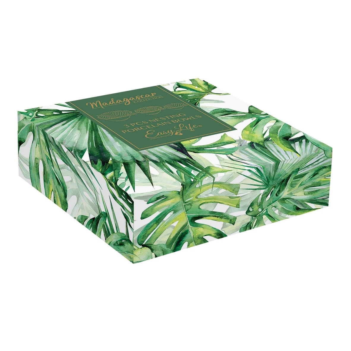 EASY LIFE Set 3 Ciotole In Porcellana Forma Foglia MADAGASCAR 2 EASY LIFE Set 3 Ciotole In Porcellana Forma Foglia MADAGASCAR - Image 2