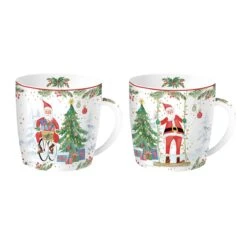 EASY LIFE Set 2 Tazze JOYFUL SANTA