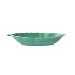 EASY LIFE Ciotola Foglia In Porcellana 26×11,5 Cm LEAVES LIGHT GREEN