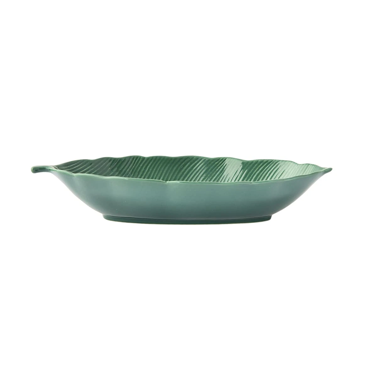 EASY LIFE Ciotola Foglia In Porcellana 30×13 Cm TROPICAL LEAVES GREEN 1 EASY LIFE Ciotola Foglia In Porcellana 30×13 Cm TROPICAL LEAVES GREEN