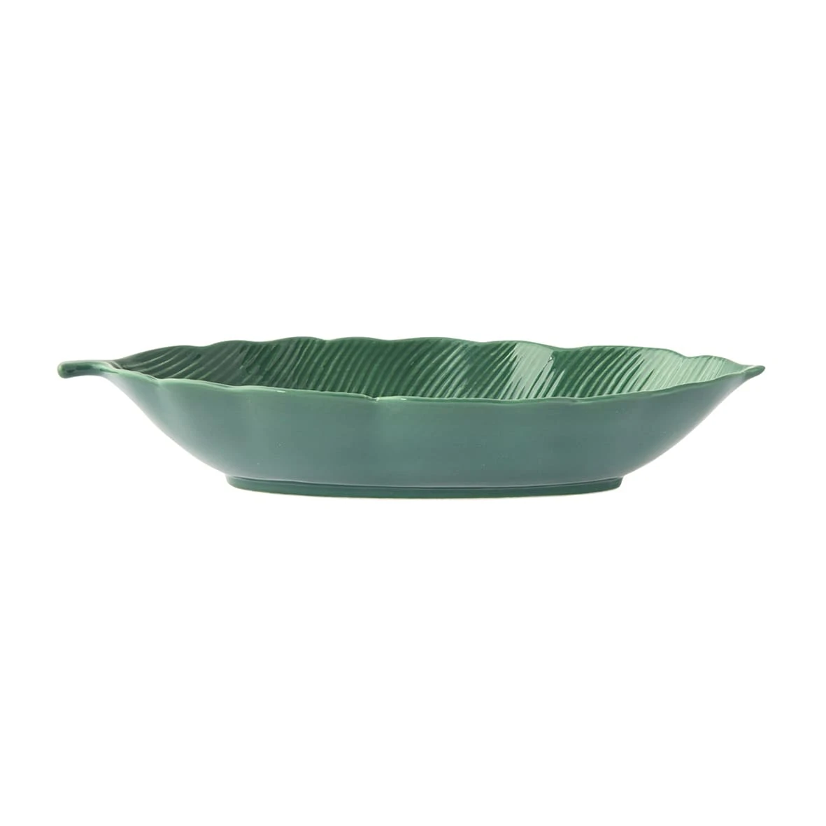 EASY LIFE Ciotola Foglia In Porcellana 36×16 Cm TROPICAL LEAVES GREEN 1 EASY LIFE Ciotola Foglia In Porcellana 36×16 Cm TROPICAL LEAVES GREEN