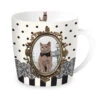 EASY LIFE Tazza In Porcellana In Scatola Latta BAROCCO CATS VERS.B