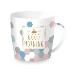 EASY LIFE Tazza In Porcellana In Scatola Latta GOOD MORNING