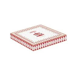 EASY LIFE Set Aperitivo Con 6 Ciotoline E Base In Bamboo CHRISTMAS WONDERLAND -Easy Life 2186 CHWO BOX