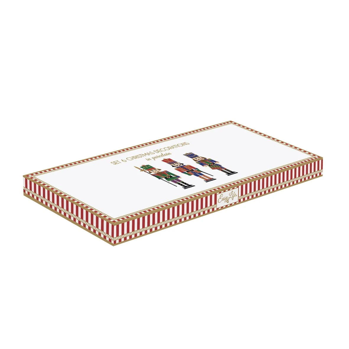 EASY LIFE Set 6 Decorazioni In Porcellana Per Albero Di Natale NUTCRACKERS 2 EASY LIFE Set 6 Decorazioni In Porcellana Per Albero Di Natale NUTCRACKERS - Image 2