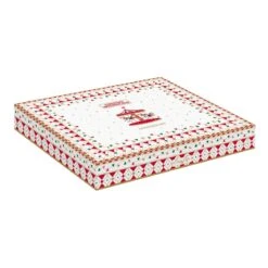 EASY LIFE Set Aperitivo Con 3 Ciotoline E Vassoio In Bamboo 21×25 Cm CHRISTMAS WONDERLAND -Easy Life 2190 CHWO BOX