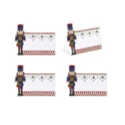 EASY LIFE Set 4 Segnaposto NUTCRACKERS